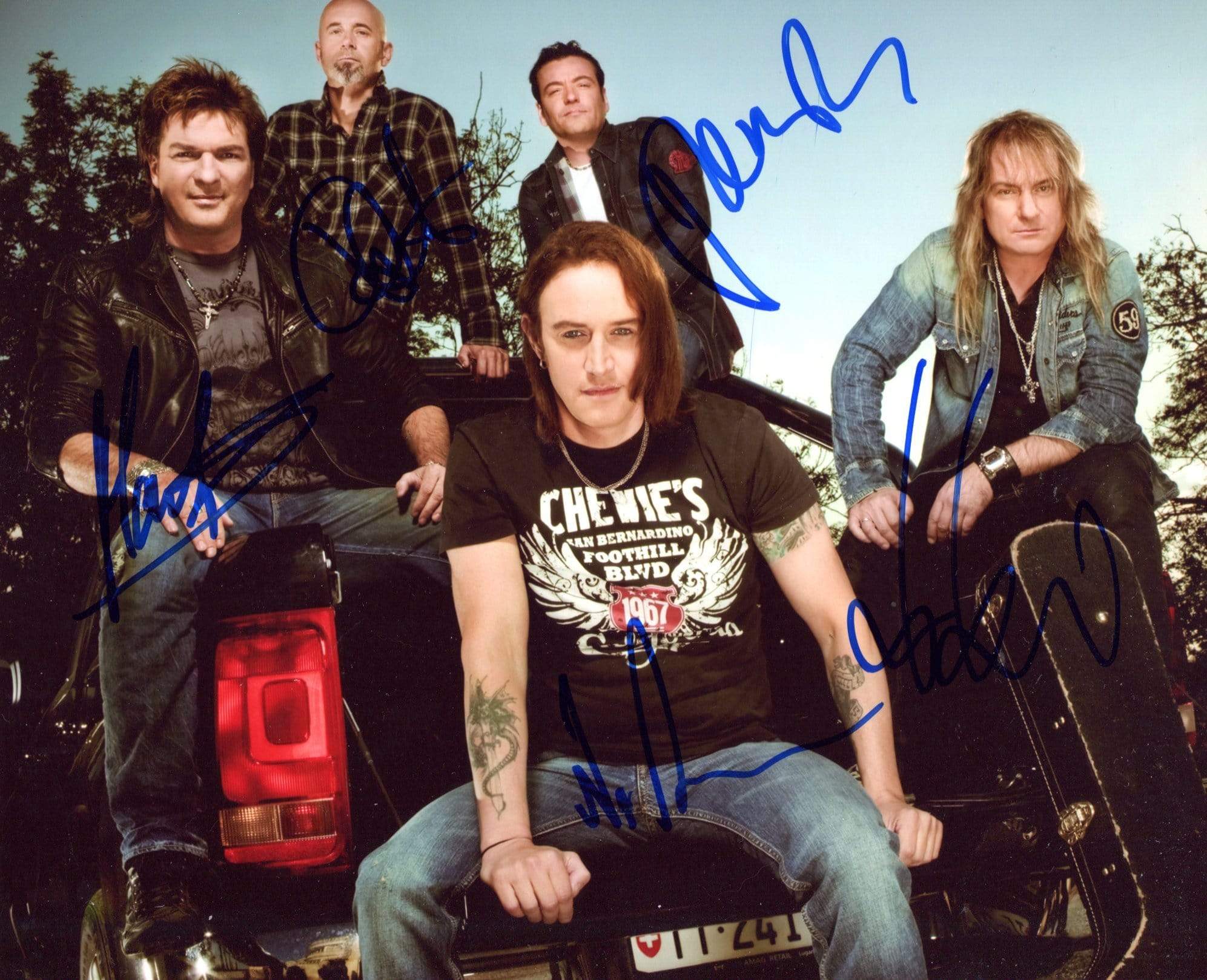 Gotthard Autograph | signed photographs