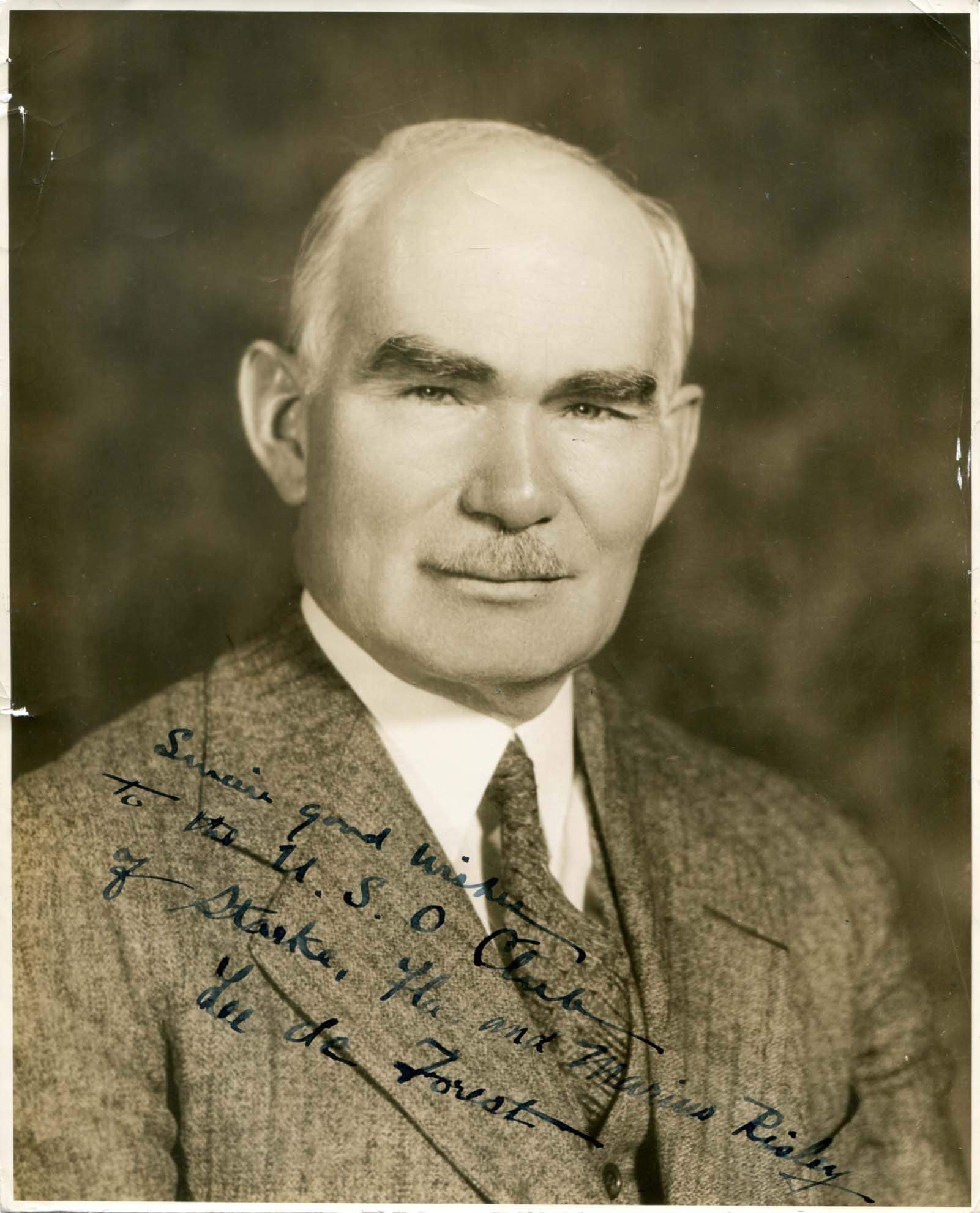 Lee De Forest autograph | Signed vintage photograph