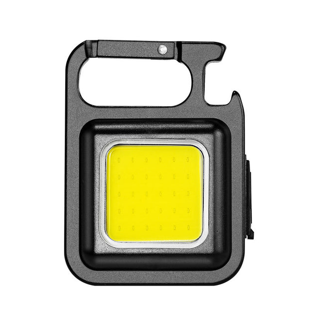 Mini COB Pocket Flashlights 500 Lumens Bright Rechargeable Magnetic Light Keychain