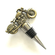 Ancient Bronze Motorcycle Opener Riding Style Wine Bottle Stopper