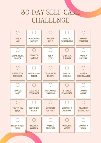 Self Care Planner-30 Day Challenge and Free PDF Download Planner – The ...