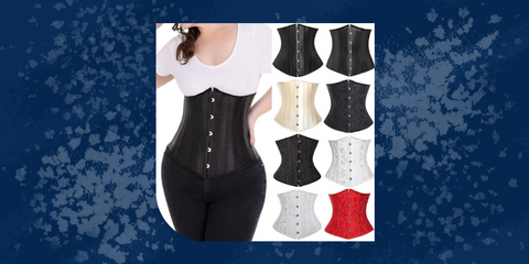 women in a corset
