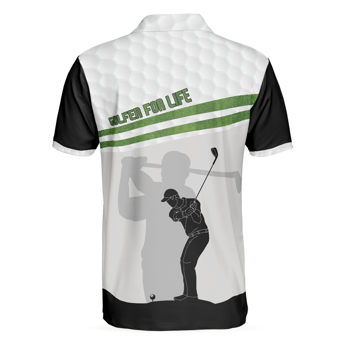 Golfer For Life Golf Polo Shirt, Golf Swing Shirt For Male Golfers, Be ...