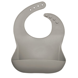 Silicone Bib Baby and Toddler- Oyster