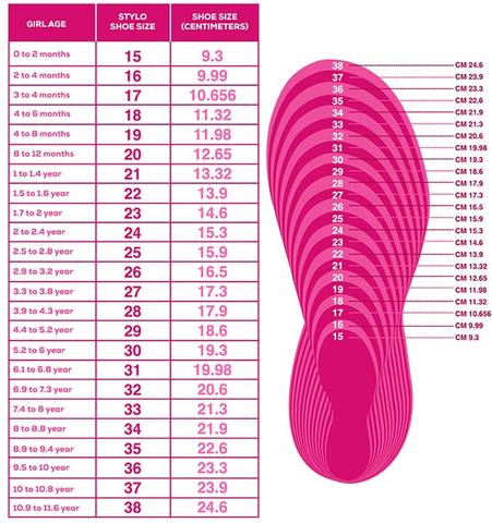 Kids Size Chart– Stylo