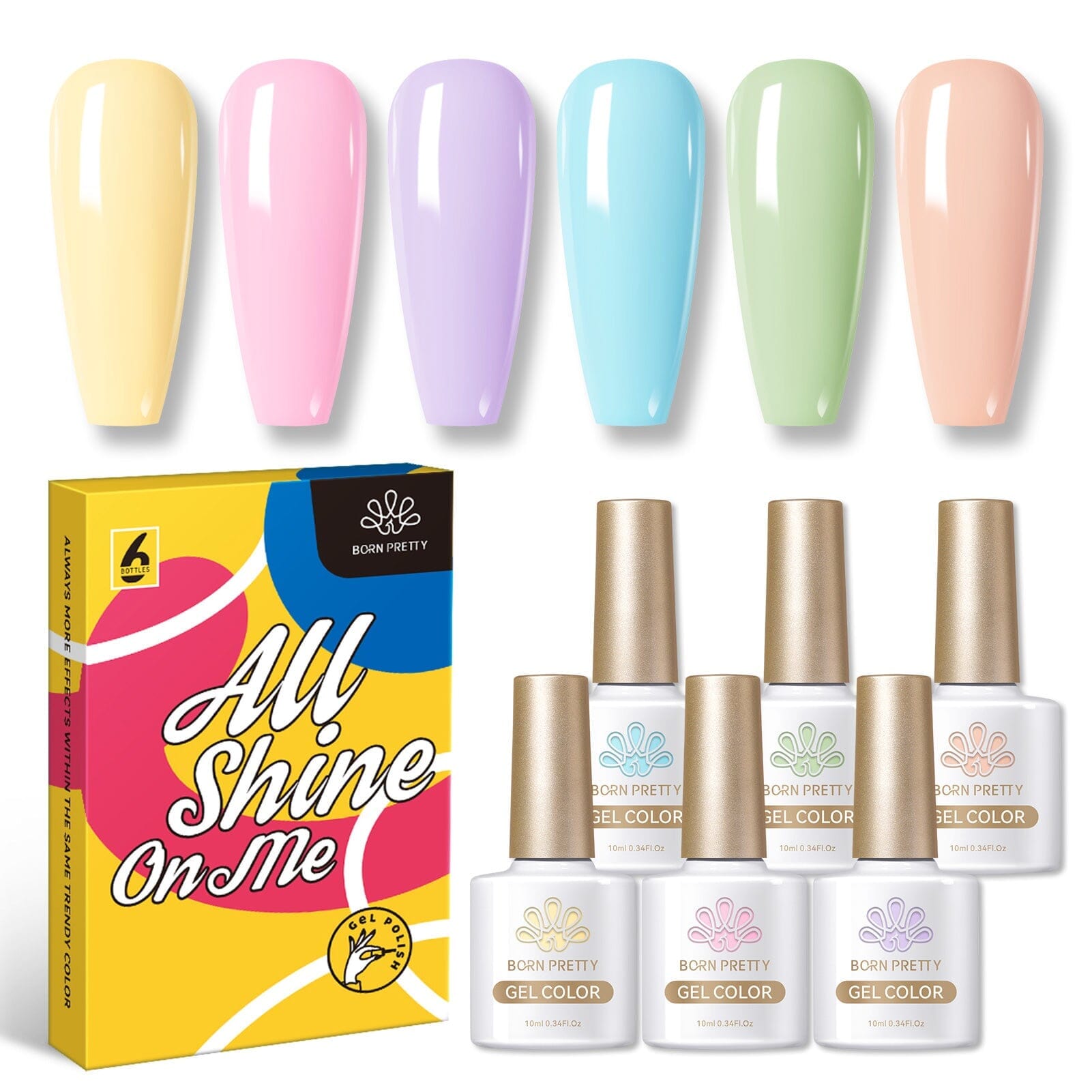Perfect Summer Gel Nail Polish Kit with UV Lamp, 6 Light Brown Colors Nail  Polish Starter Kit with 36W Nail Light and No Wipe Top Base Coats 2pcs  Liner Gel Manicure Tools