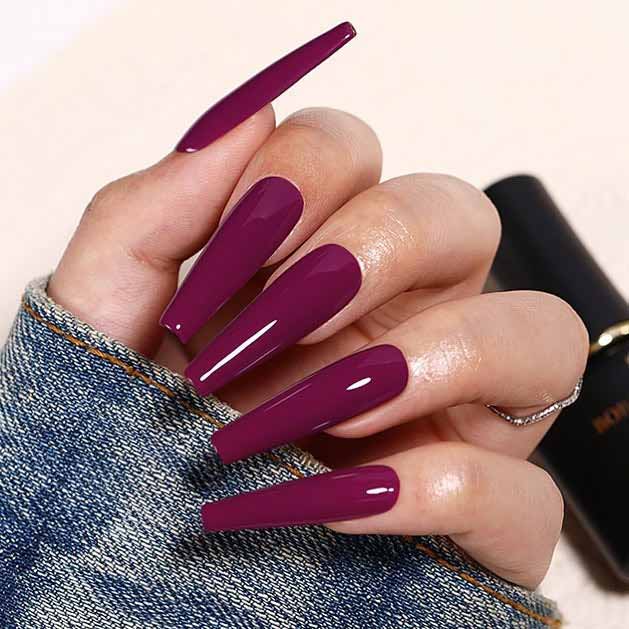 Black Spar Series丨gel Nail Polish Plum Born Pretty