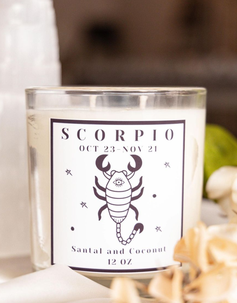 Scorpio Hidden Crystal Candle
