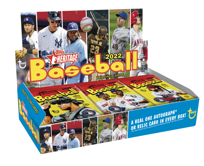 2022 TOPPS HERITAGE BASEBALL HOBBY BOX