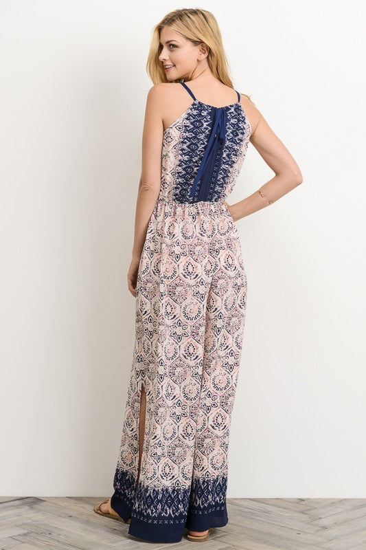 Mosaic Print Maxi Dress - FrouFrou Couture