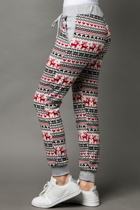 printed jogger pants womens