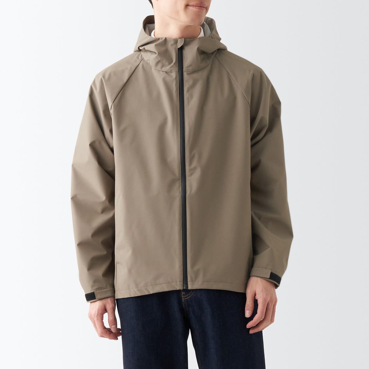 Men's Water Repellent Hooded Jacket | Spring Outerwear | MUJI Canada