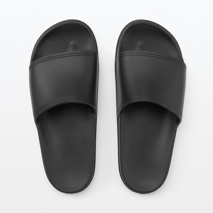 Foot Shaped Sandals Black MUJI