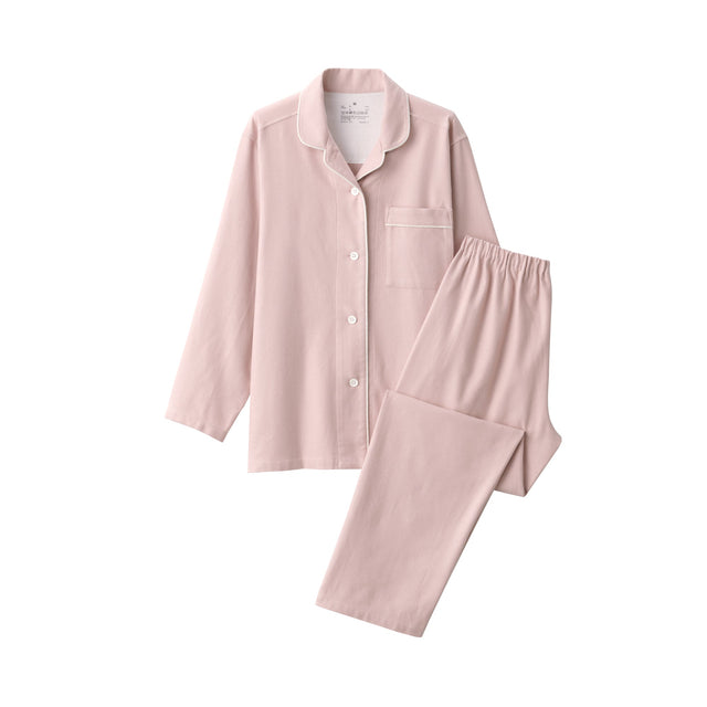 Men's Side-Seamless Flannel Stand Collar Pajamas — MUJI