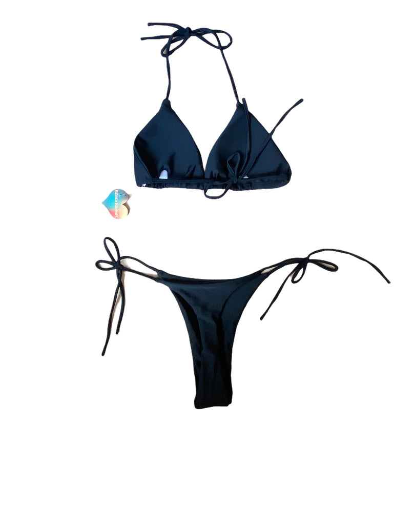 ‘beach Bunnies X Thong Bikini Set 