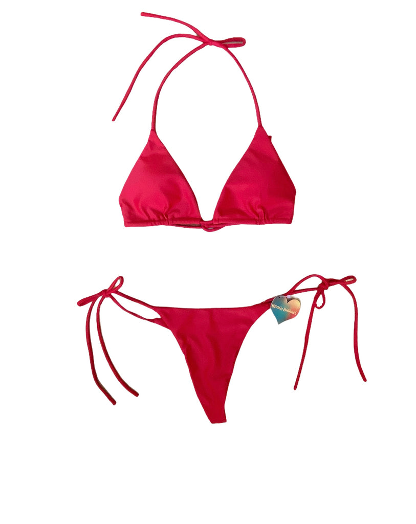 Beach Bunnies ‘x Thong Bikini Set 