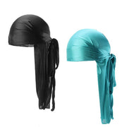 Black & Blue 2 Pack Silky Durags - FRESHCOUPES