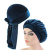 Royal Blue Matching Velvet Durag & Bonnet Set - FRESHCOUPES.