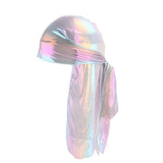 White Reflective Durag - FRESHCOUPES.