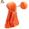 Orange Velvet Durag - FRESHCOUPES.