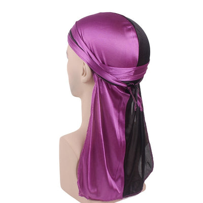 Black & Purple 2-Tone Durag - FRESHCOUPES