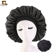 Black Silky Bonnet 