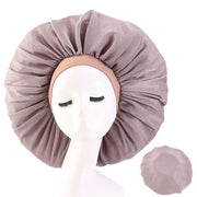 Khaki Brown Silky Bonnet 