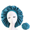 Teal Blue Silky Bonnet 