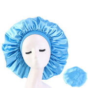 Blue Silky Bonnet 