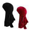 Black & Red 2 Pack Velvet Durags - FRESHCOUPES