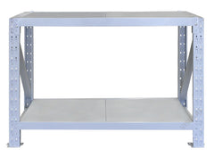 V9122 VISIPLAS 930mm High Starter Bench with 1200mm x 600mm Shelves on 2 Levels