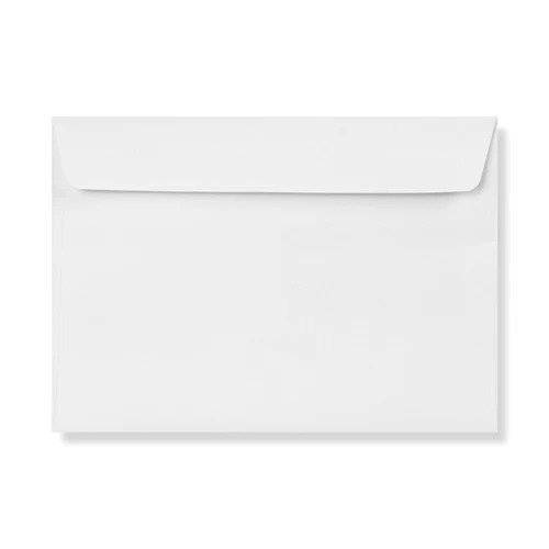 C6 ULTRA WHITE 120GSM WALLET PEEL AND SEAL ENVELOPES 114x162mm (BX500)