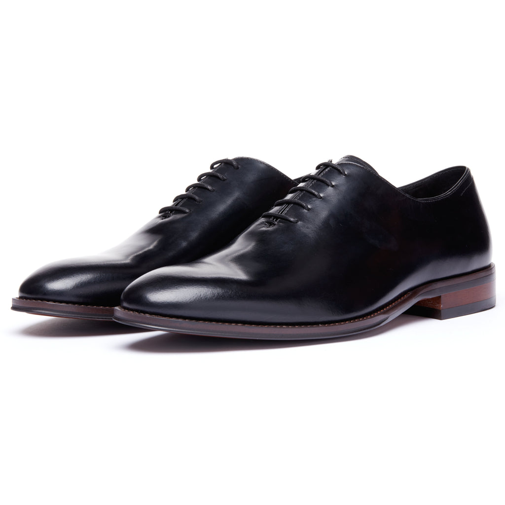 black oxford lace up shoes