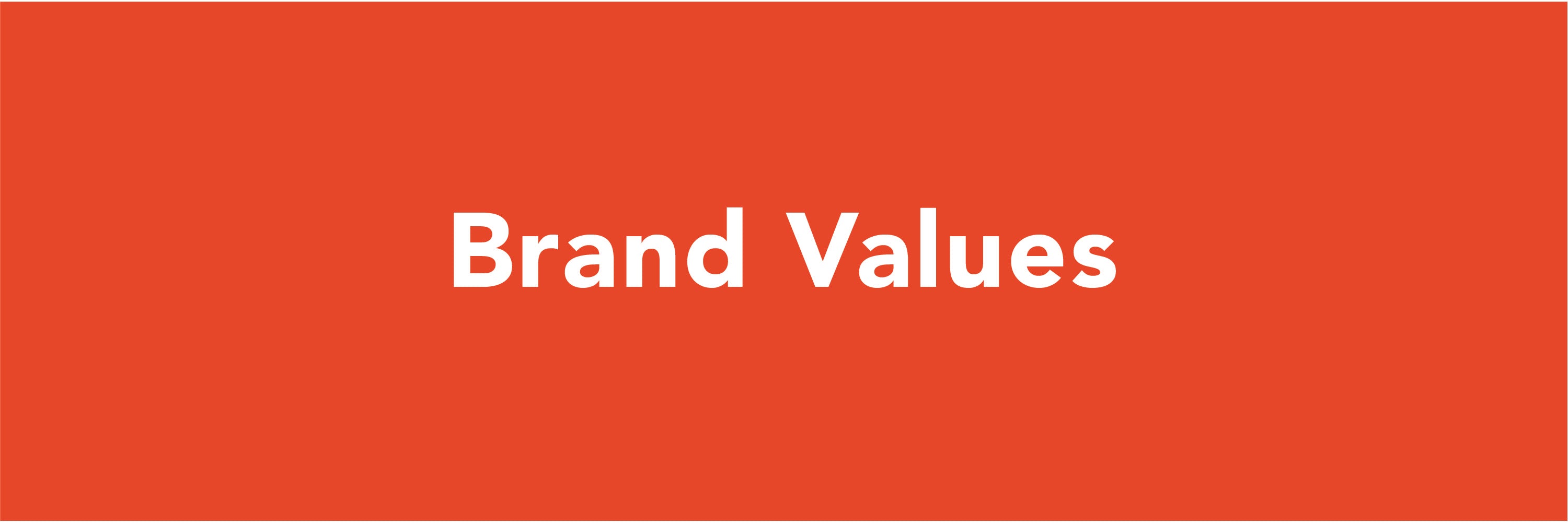 Brand Values - Simplelifeco UK