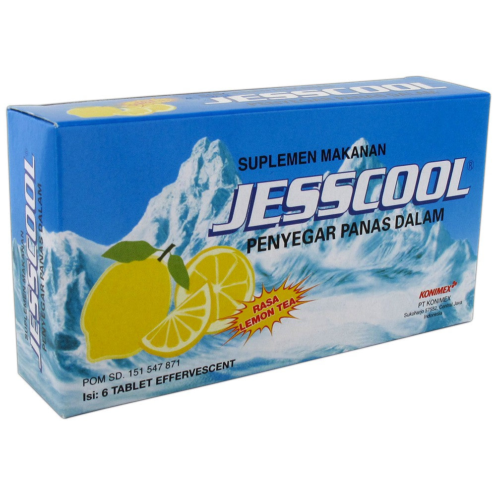 JESSCOOL lemon tea isi  6 tablet effervescent Grosir Indo 