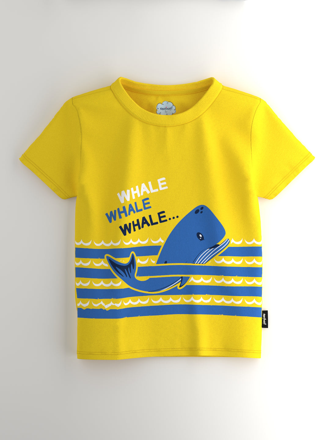 Boys Yellow-White Graphic Printed Half Sleeve Pack of 3 T-Shirt