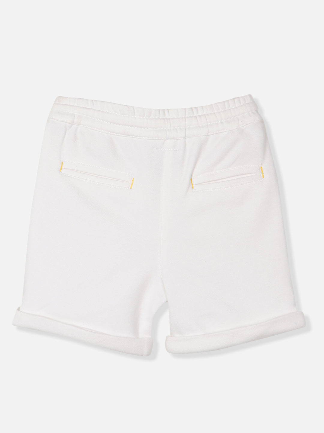 Nautinati Boys Conversational Embroidered Pure Cotton Shorts