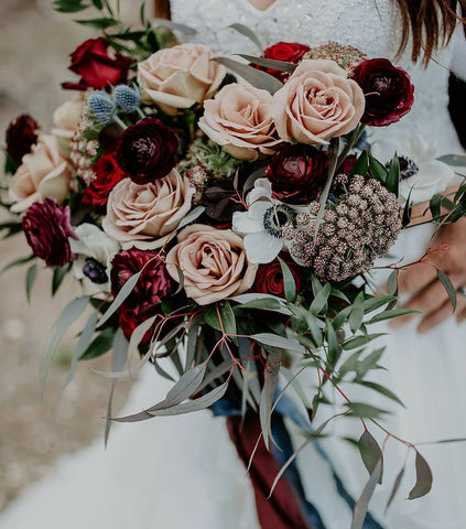 edgy bridal bouquet