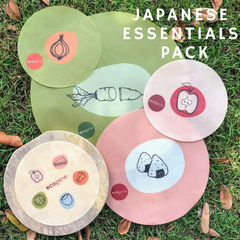 ecogene Australian made eco food wrap Japanese Essentials Pack