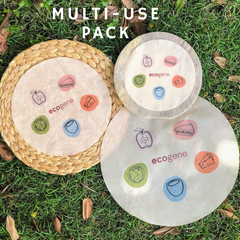 ecogene Australian made eco food wrap Multi - Use Pack