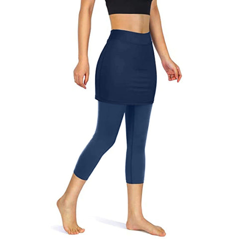 Sport Skirt over Capri Leggings