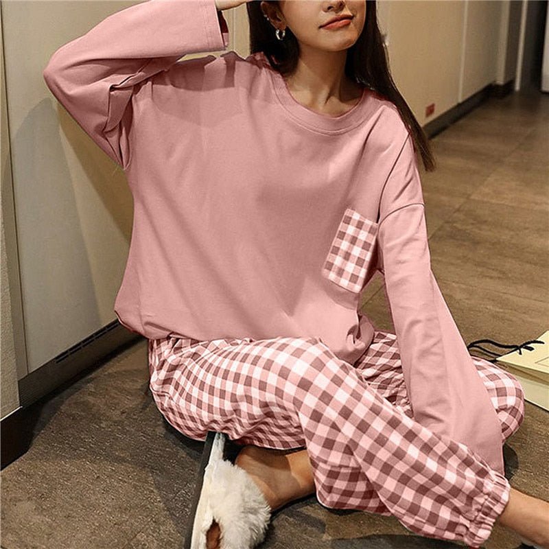 Get Cozy with Our Women's Cotton Pajamas | Big Size Sleepwear Sets – Linions