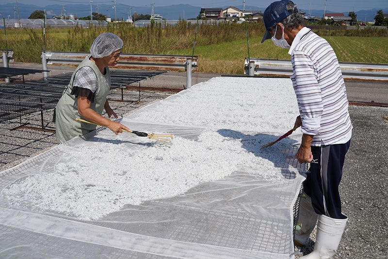 角弘海産 天日干ししらす