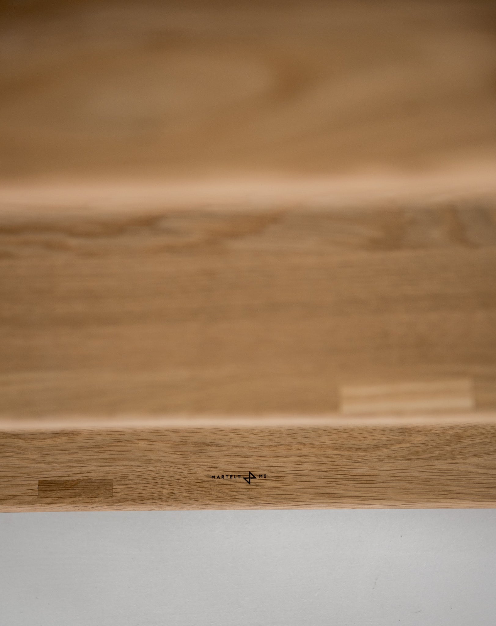 Serra Bookcase by Martelo and Mo, Oak wood close up