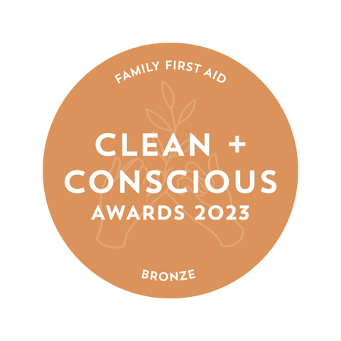 Clean & Conscious Award bronze family first aid 2023