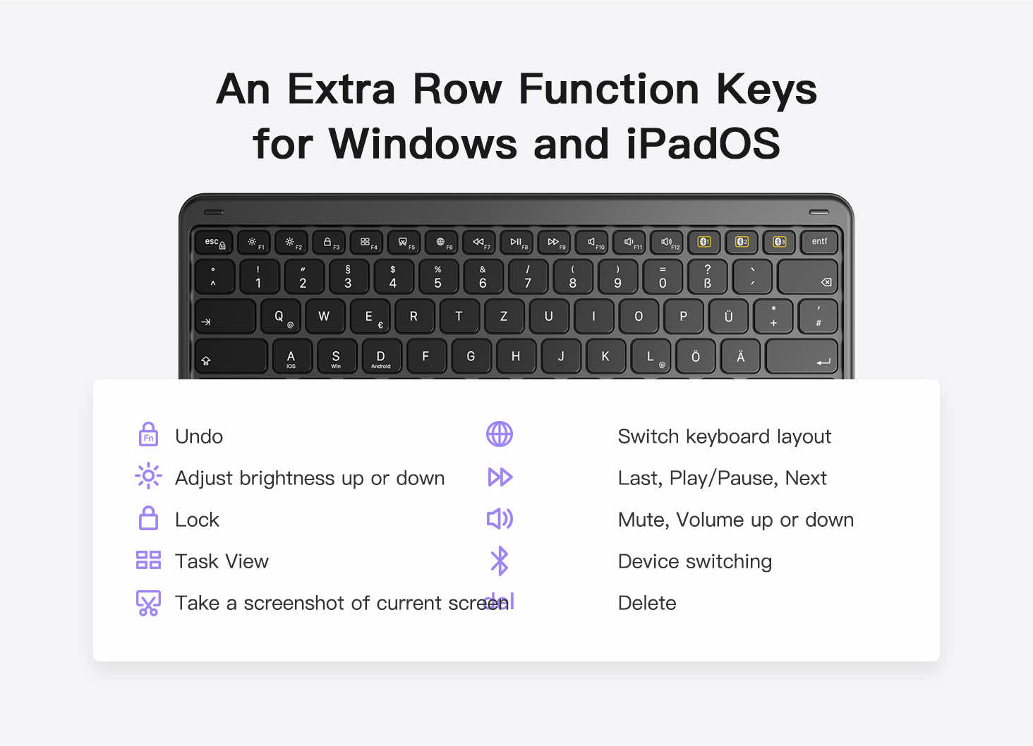 Inateck KB01103 Bluetooth Keyboard banner-4