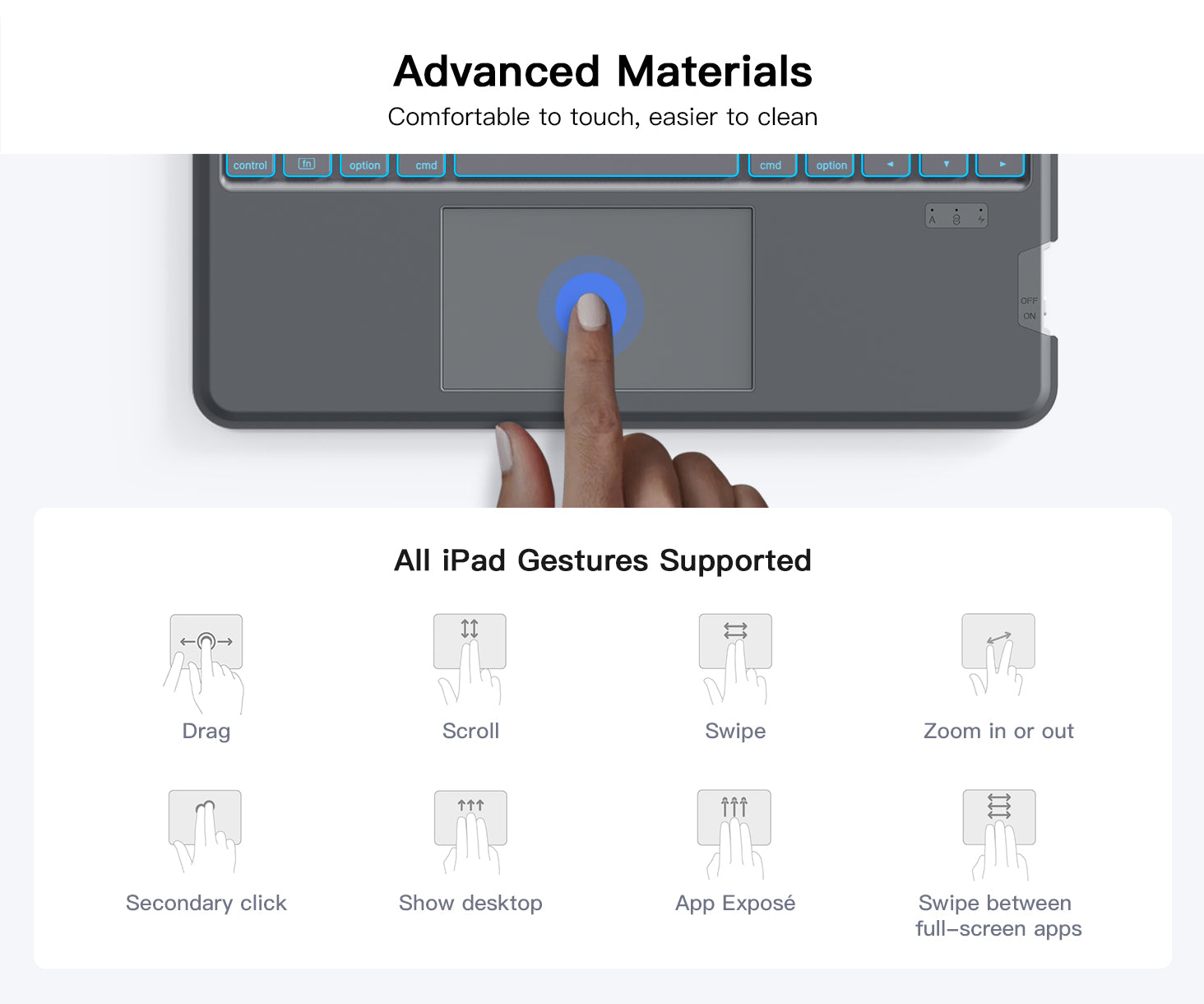 Inateck KB04118 12.9 Inch Keyboard for iPad Pro banner-9