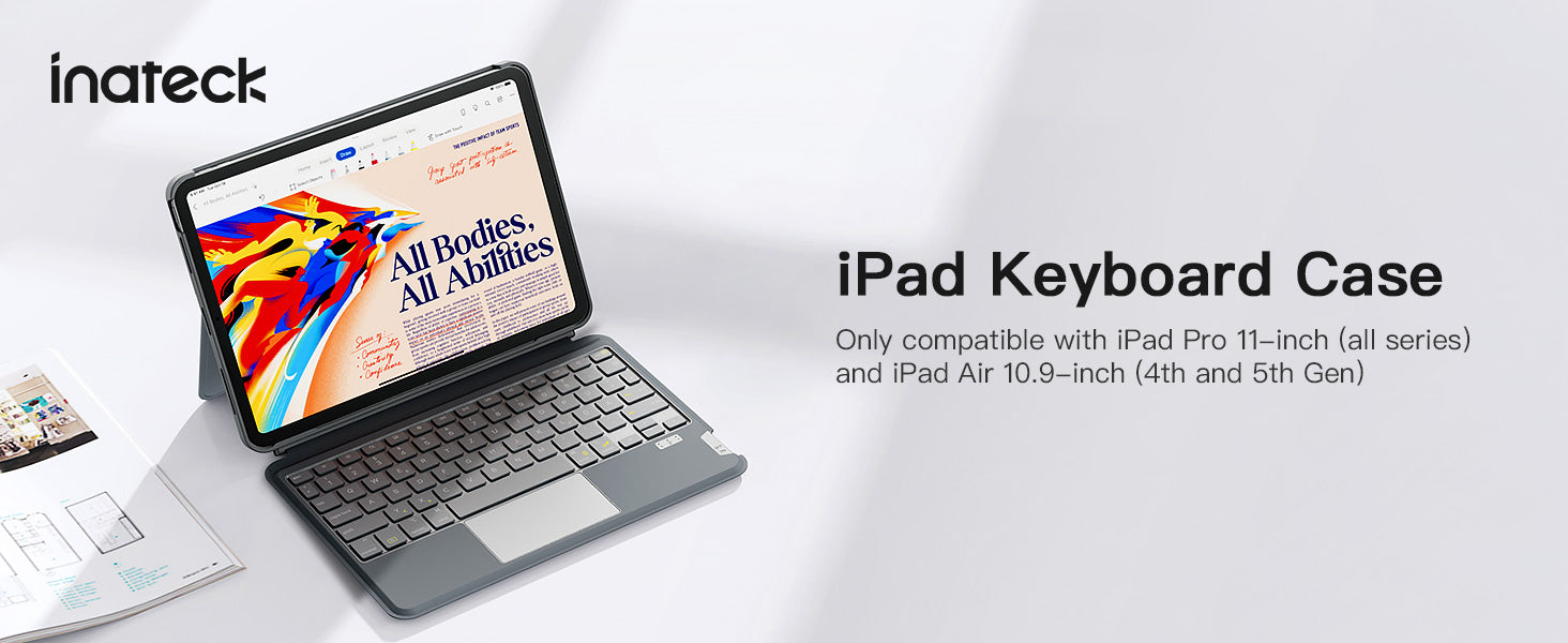 Inateck KB04111 iPad Pro/Air Keyboard Banner-1