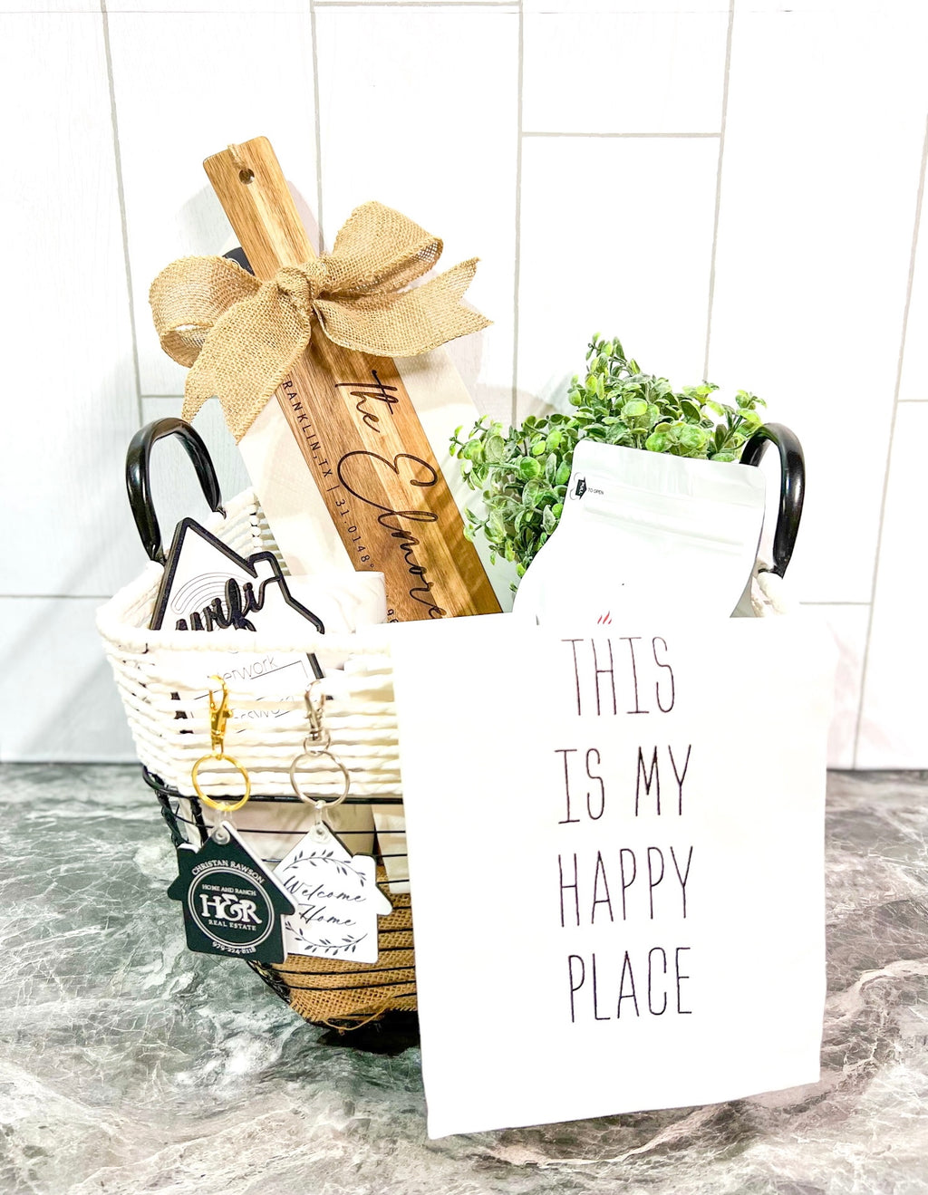 Welcome Home Realtors Gift Basket