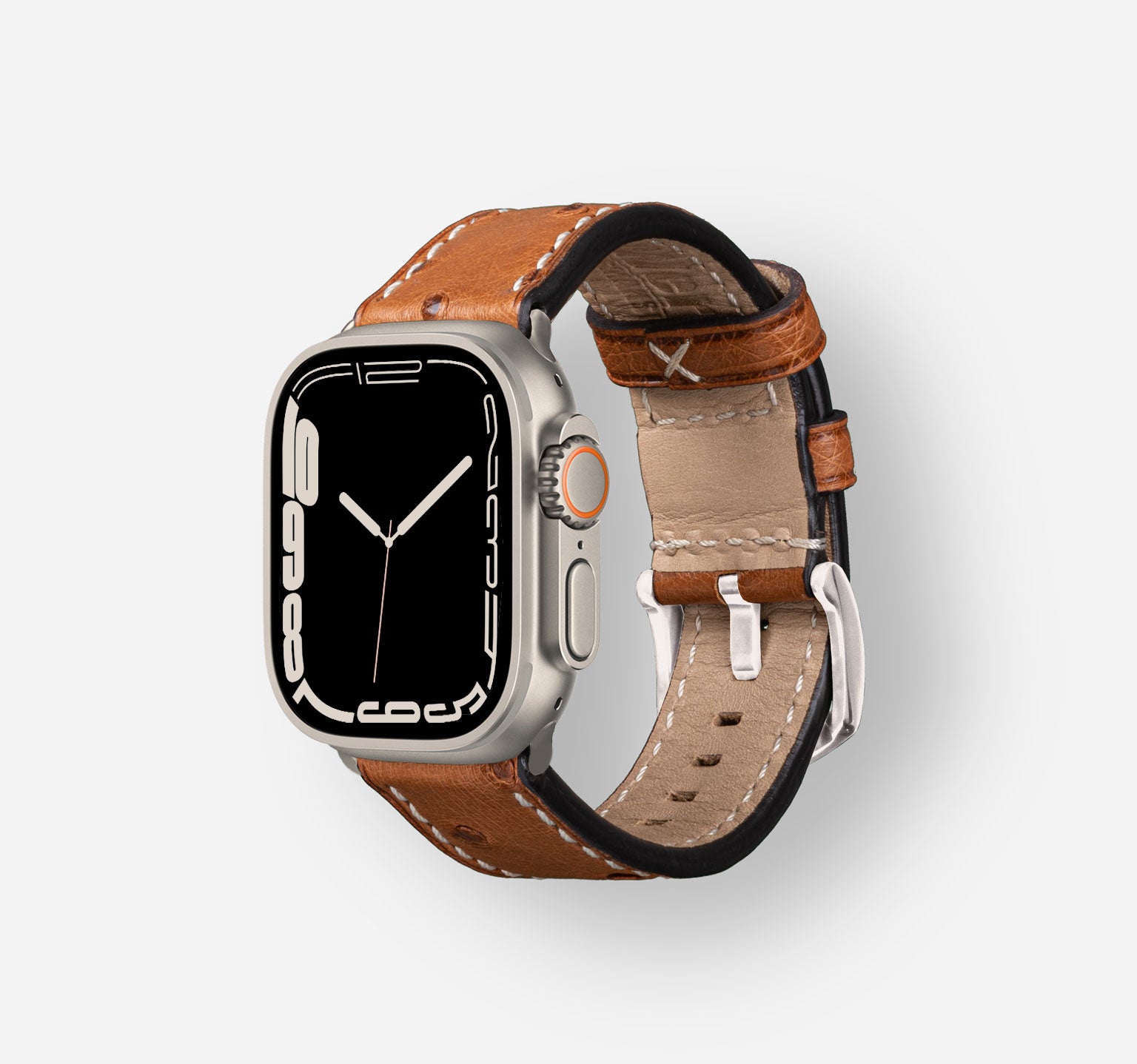 Apple Watch - Classic Essentials leather watch strap - Ostrich